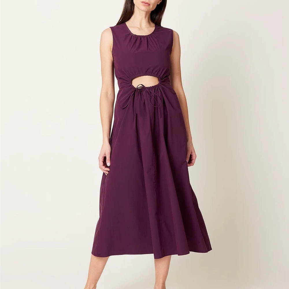 NWT Caron Callahan Roxanne Dress in Aubergine